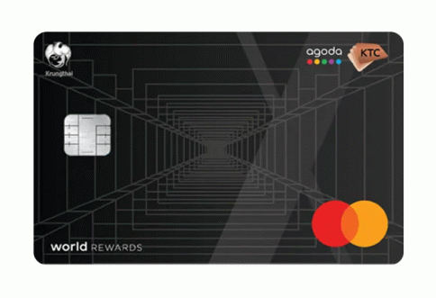 บัตรเครดิต KTC X - AGODA WORLD REWARDS MASTERCARD-บัตรกรุงไทย (KTC)