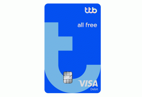 บัตรเดบิต ทีทีบี ออลล์ฟรี (ttb All Free Debit Card)-ธนาคารทหารไทยธนชาต (TTB)