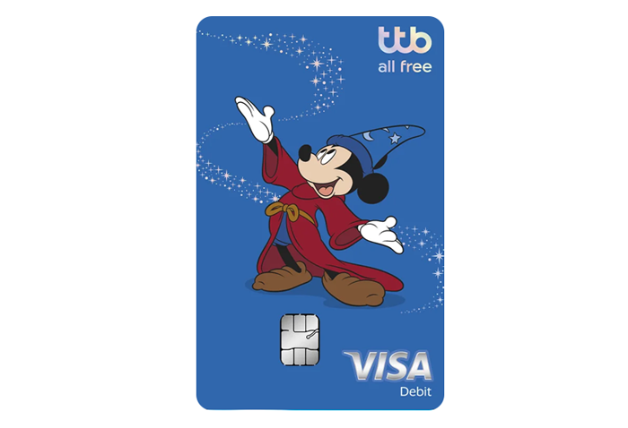 บัตรเดบิต ทีทีบี ออลล์ฟรี ดิสนีย์ (ttb all free Disney Debit Cards)-ธนาคารทหารไทยธนชาต (TTB) : ภาพที่ 1