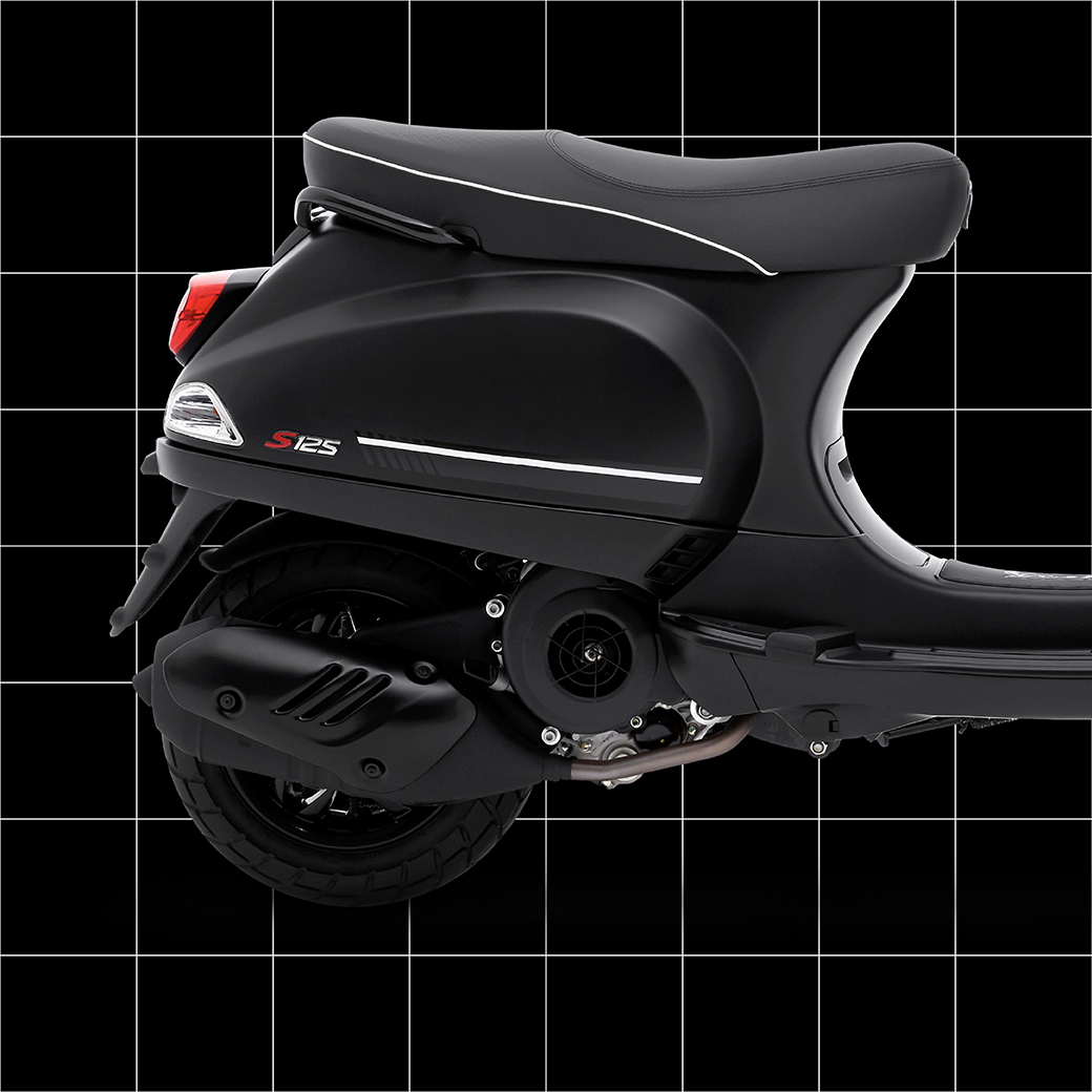 Vespa S 125 i-Get Monochrome Special Edition เวสป้า ปี 2020 : ภาพที่ 7