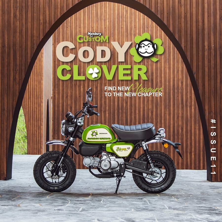Honda Monkey Custom Cody Clover ฮอนด้า ปี 2022 : ภาพที่ 2