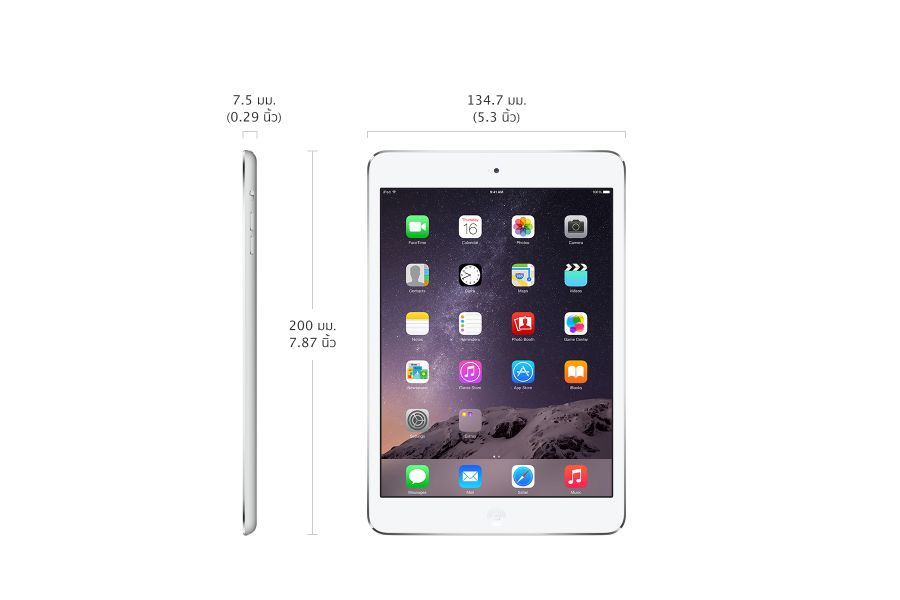 APPLE iPad Mini 2 WiFi + Cellular 16GB แอปเปิล ไอแพด มินิ 2 ไวไฟ พลัส เซลลูล่า 16GB : ภาพที่ 5
