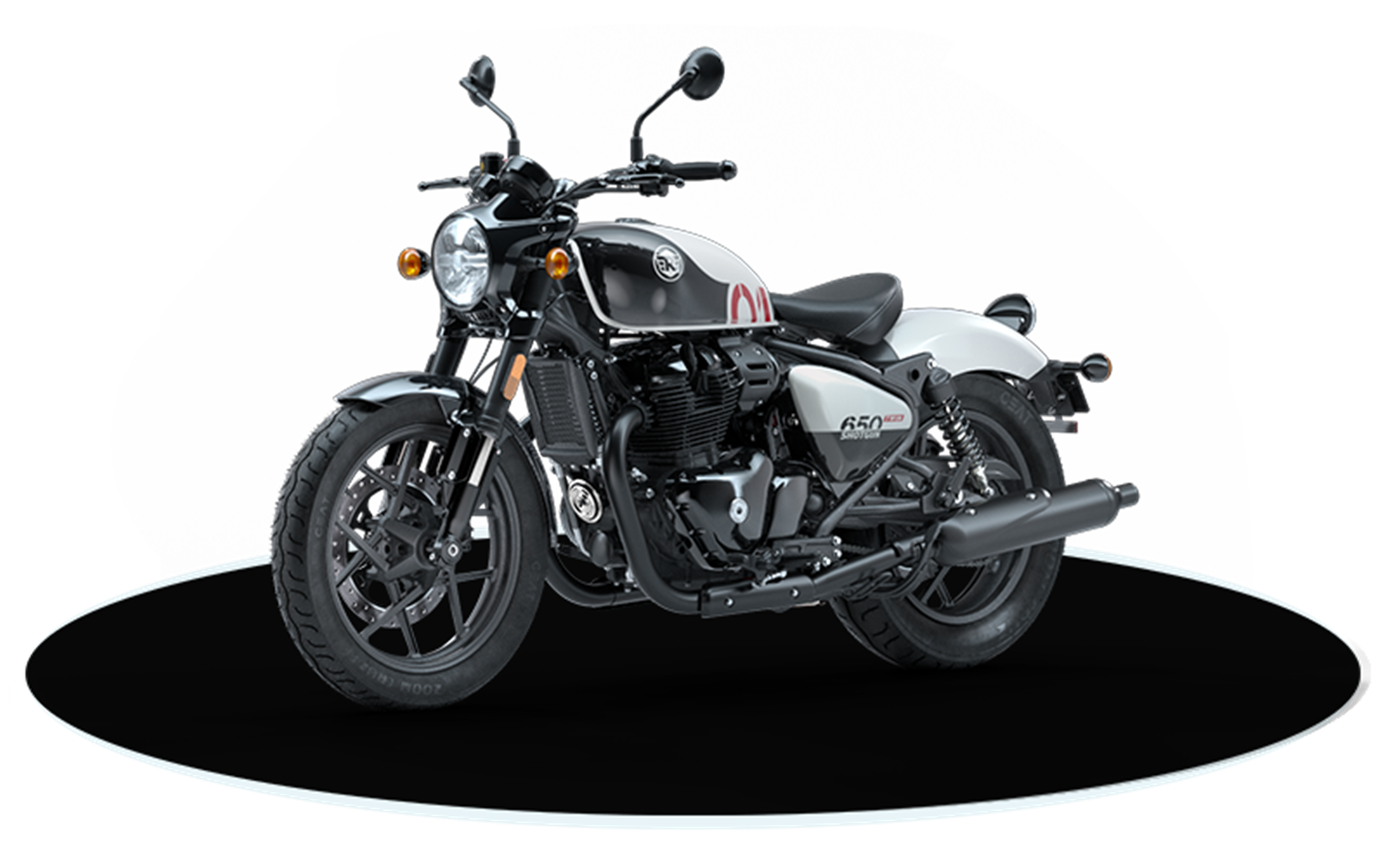 Royal Enfield Shotgun 650 Stencil White โรยัล เอ็นฟีลด์ ปี 2024 : ภาพที่ 1