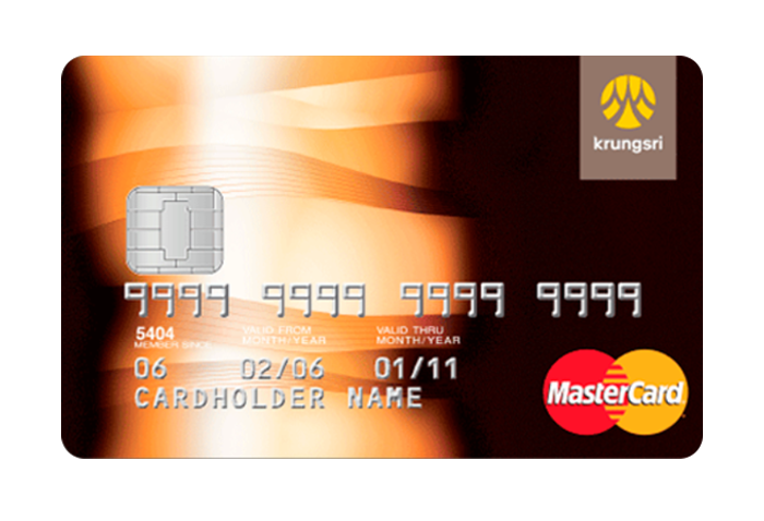 บัตรเครดิต กรุงศรี วีซ่า/ มาสเตอร์การ์ด (Krungsri Visa/ MasterCard Credit Card)-บัตรกรุงศรีอยุธยา (Krungsri) : ภาพที่ 1