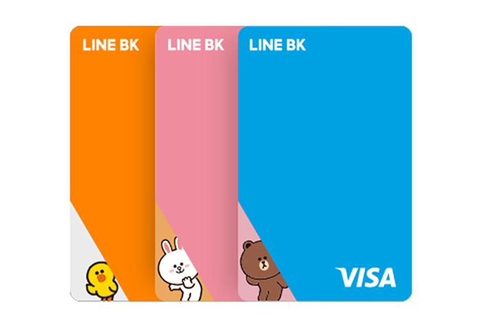 บัตรเดบิตออนไลน์ LINE BK (LINE BK Online Debit Card)-ธนาคารกสิกรไทย (KBANK) : ภาพที่ 1