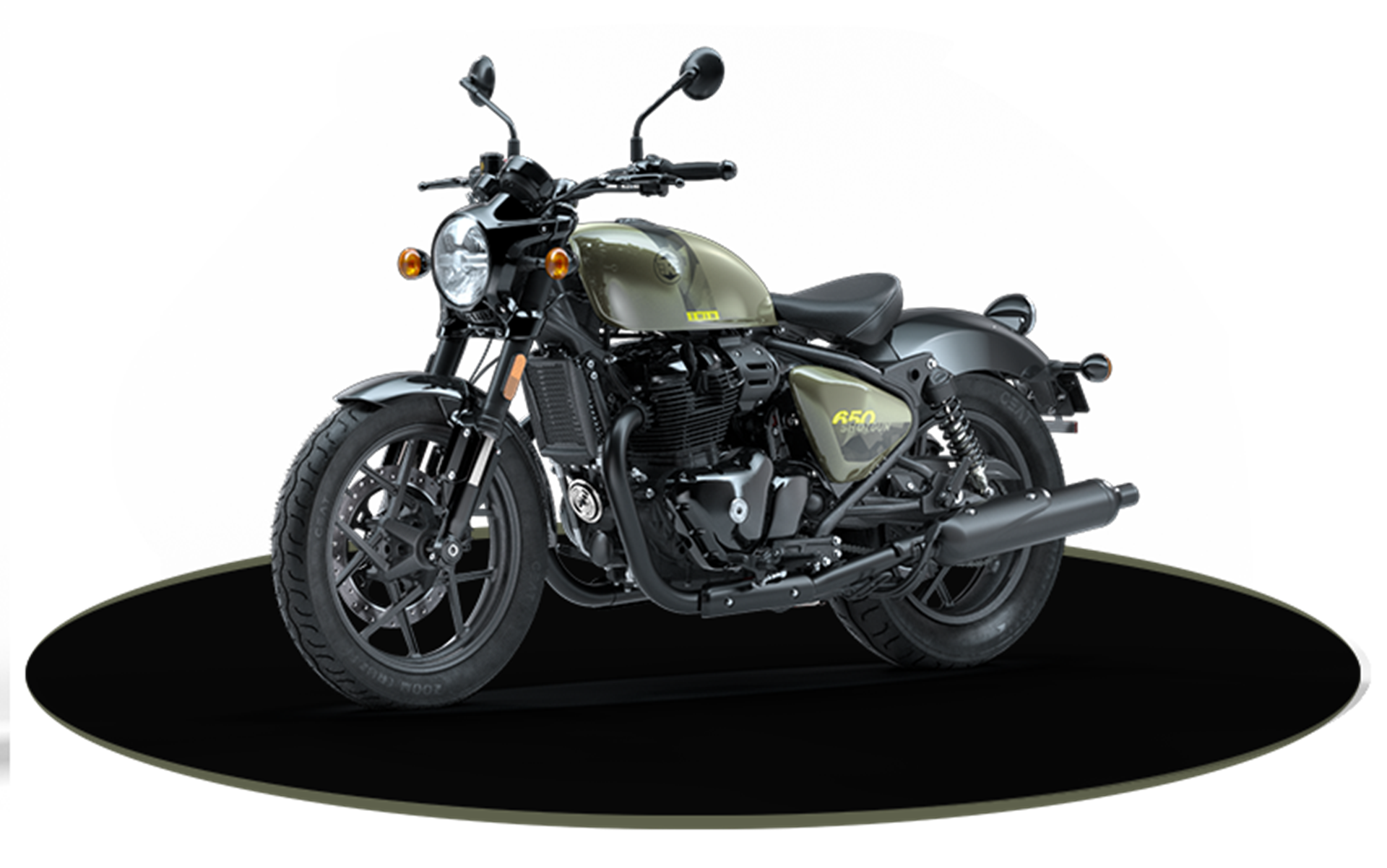 Royal Enfield Shotgun 650 Green Drill โรยัล เอ็นฟีลด์ ปี 2024 : ภาพที่ 1