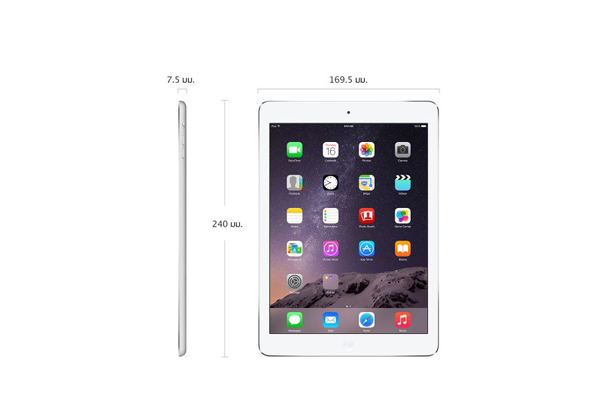 APPLE iPad AirWiFi + Cellular 32GB แอปเปิล ไอแพด แอร์ ไวไฟ พลัส เซลลูล่า 32GB : ภาพที่ 6