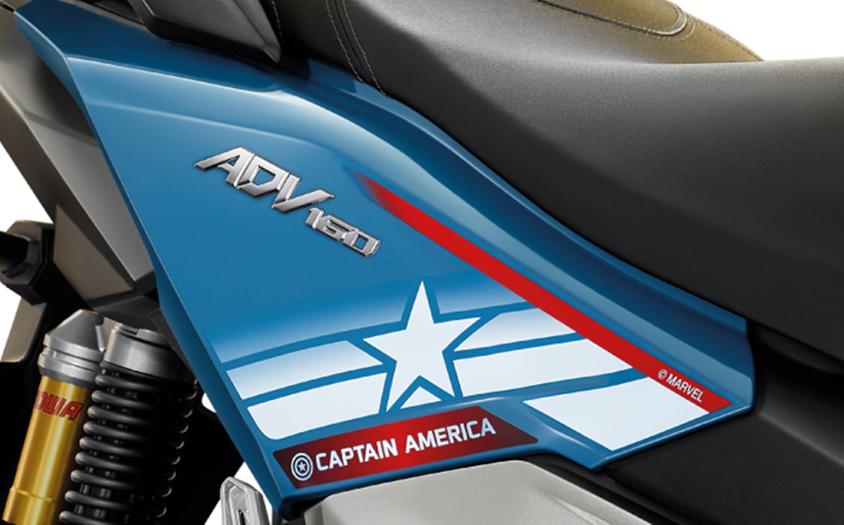 Honda ADV 160 Limited Edition Inspired by Marvel Collection ฮอนด้า ปี 2023 : ภาพที่ 7