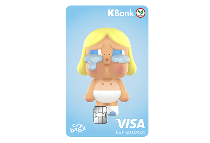 บัตรเดบิต CRYBABY กสิกรไทย-ธนาคารกสิกรไทย (KBANK) : ภาพที่ 2