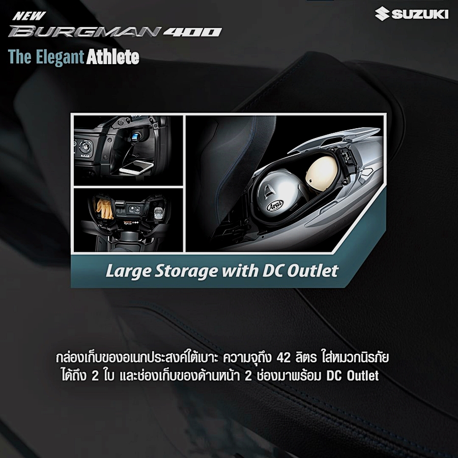 Suzuki Burgman 400 ABS ซูซูกิ ปี 2024 : ภาพที่ 37
