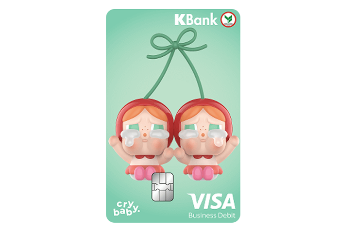 บัตรเดบิต CRYBABY แม็กซ์พลัส กสิกรไทย-ธนาคารกสิกรไทย (KBANK) : ภาพที่ 1