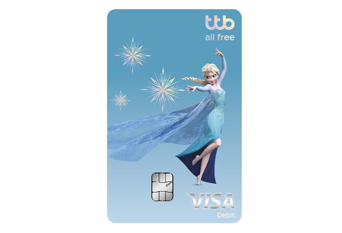 บัตรเดบิต ทีทีบี ออลล์ฟรี ดิสนีย์ (ttb all free Disney Debit Cards)-ธนาคารทหารไทยธนชาต (TTB) : ภาพที่ 2