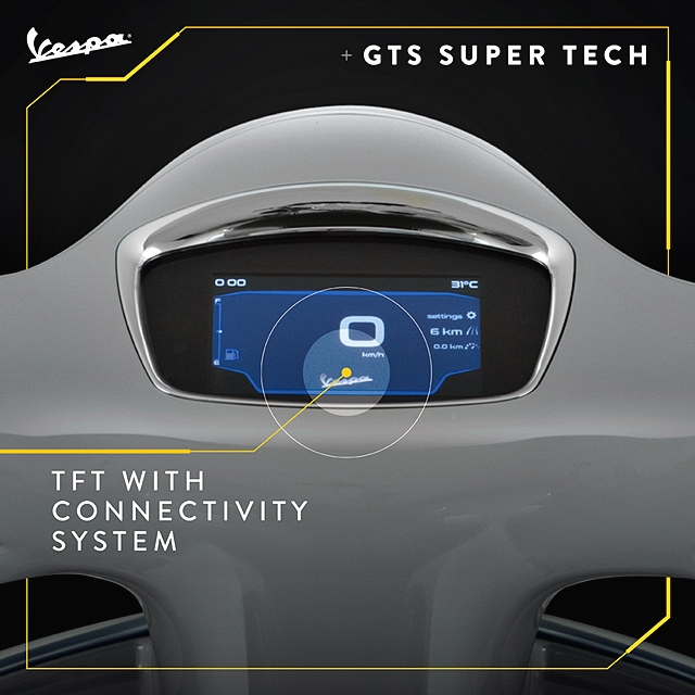 Vespa GTS Super Tech 300 HPE เวสป้า ปี 2019 : ภาพที่ 1