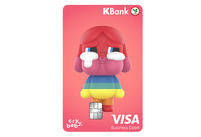 บัตรเดบิต CRYBABY กสิกรไทย-ธนาคารกสิกรไทย (KBANK) : ภาพที่ 3