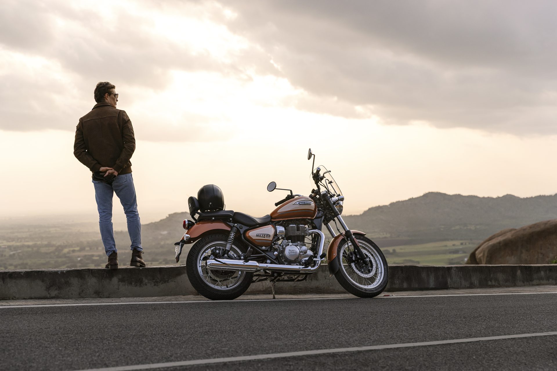 Royal Enfield Meteor 350 Sundowner Orange โรยัล เอ็นฟีลด์ ปี 2026 : ภาพที่ 4