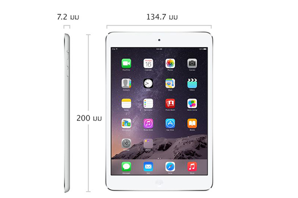 APPLE iPad mini WiFi + Cellular 16GB แอปเปิล ไอแพด มินิ ไวไฟ พลัส เซลลูล่า 16GB : ภาพที่ 3
