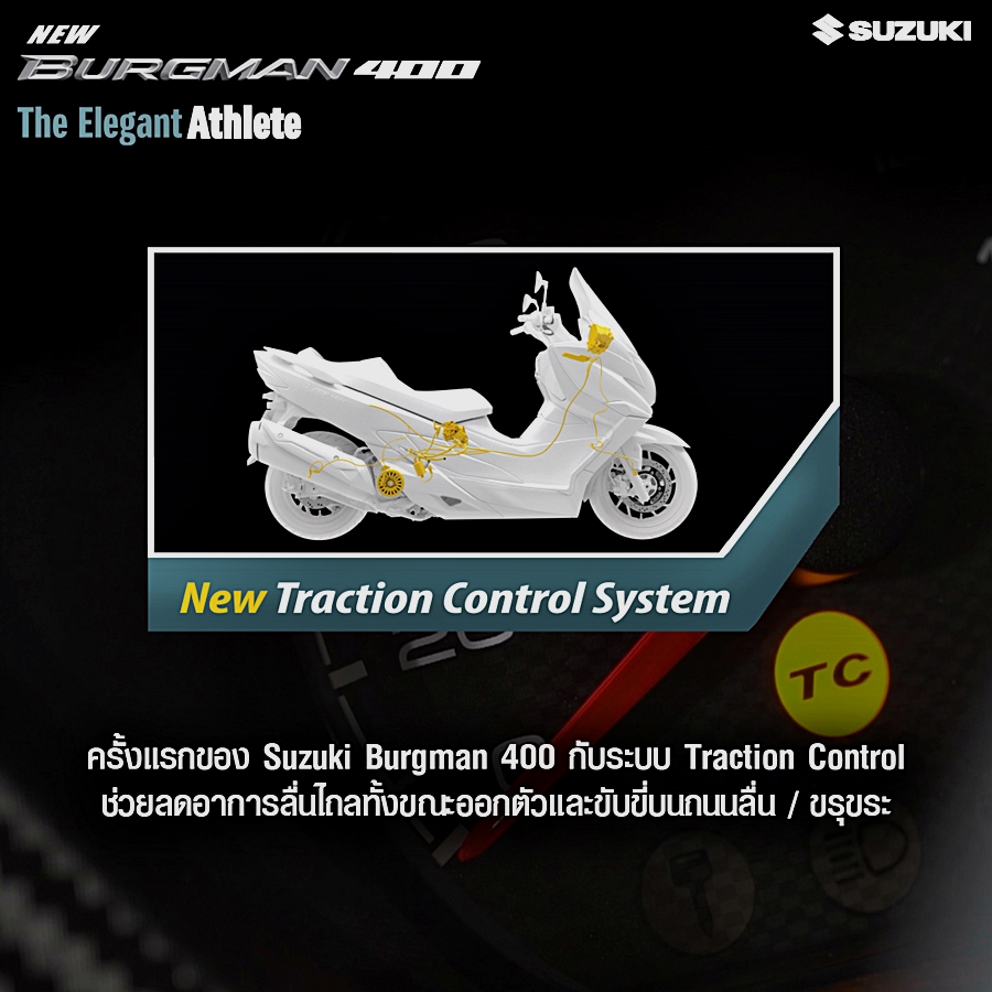 Suzuki Burgman 400 ABS ซูซูกิ ปี 2022 : ภาพที่ 35
