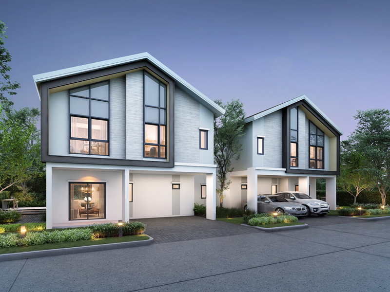 บ้านเรียลแอสเสท ดีเวลลอปเม้นท์ เซนส์ Logo