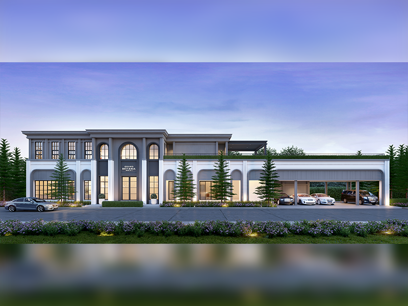 บ้านออริจิ้น พร็อพเพอร์ตี้ แกรนด์ บริทาเนีย Logo